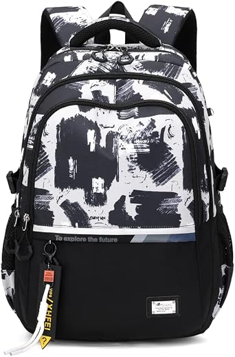 Childrens Backpacks for Boys, Elementary Middle School Bags for Teens, Boys Casual Bookbags Travel Daypack