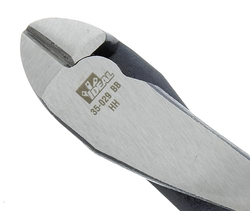 Miniatura 6 de IDEAL INDUSTRIES INC. 35-029 Alicates de corte diagonal de 8 pulgadas, alicates de acero de cabeza angulada de alta resistencia y de alta