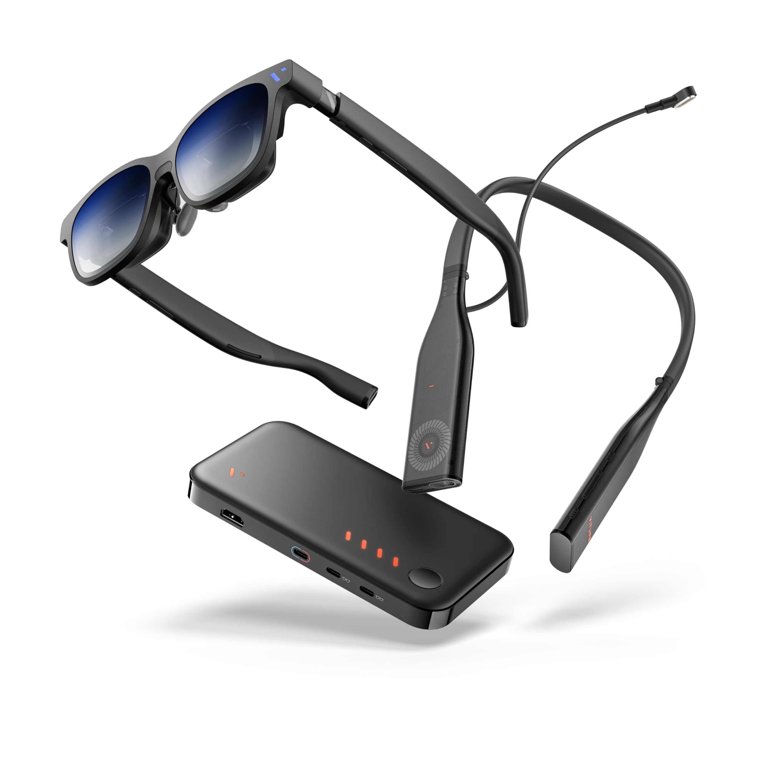 VITURE Beast Occhiali XR & Pro Neckband & Pro Mobile Dock, Occhiali Gaming per iPhone 17/16/15, Android, Mac, PC, Steam Deck, Switch, Switch 2