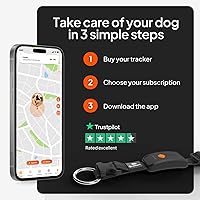 Vista 8 de Weenect Dog XT - Nuevo collar GPS para perros Antena XL Impermeable Collar Julius-K9 integrado ultra duradero Requiere suscripción