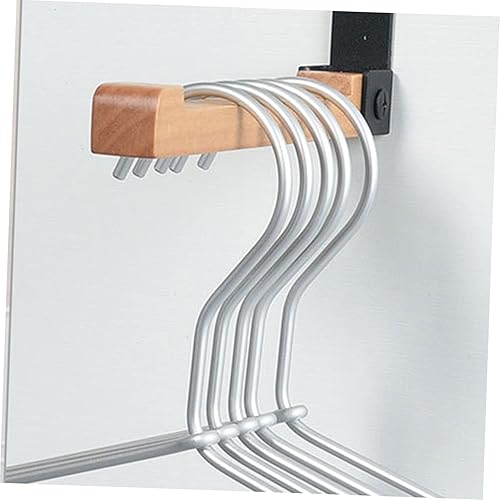 Miniatura 5 de Organizador de colgador de puerta para colgar sobre la puerta, gancho para abrigos, ahorra espacio, no se pega, fácil de usar, decoración del hogar,