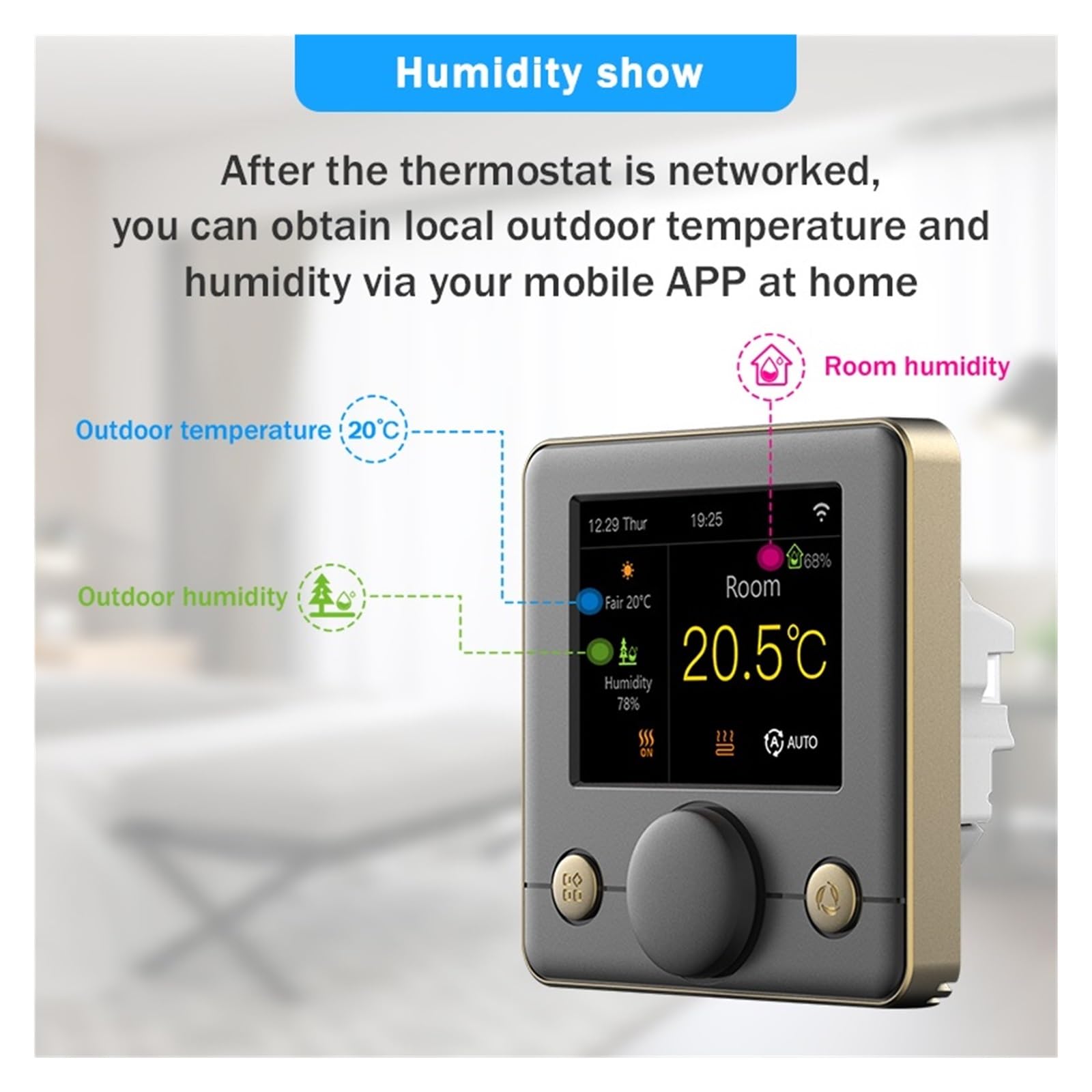 Termostat cyfrowy, Inteligentny termostat Tuya, elektryczne ogrzewanie podłogowe kocioł gazowy na wodę, termostat cyfrowy regulator temperatury ciepłej podłogi(3A Gas Boiler)