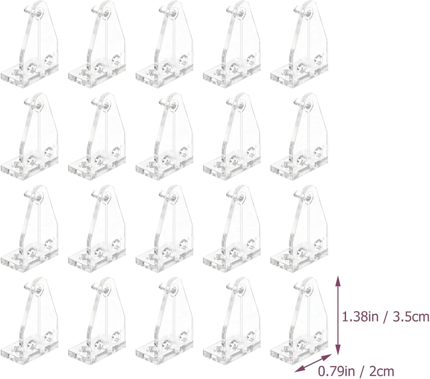 Window Blind Clips 60/120Pcs Blinds Positioning Hook Roller Curtain Fixator Plastic Clips Vertical Blind Shades Shutters Home Decor Accessories(120pcs)