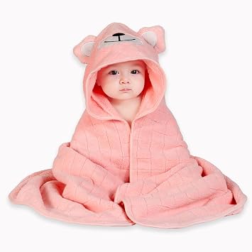 Baby Hooded Towels,31 x 31 in Infant Super Soft Baby Bath Towels with Hood for Toddlers1-3,Highly Absorbent Viscose Hooded Towel for Boys, Girls, Newborn Essentials