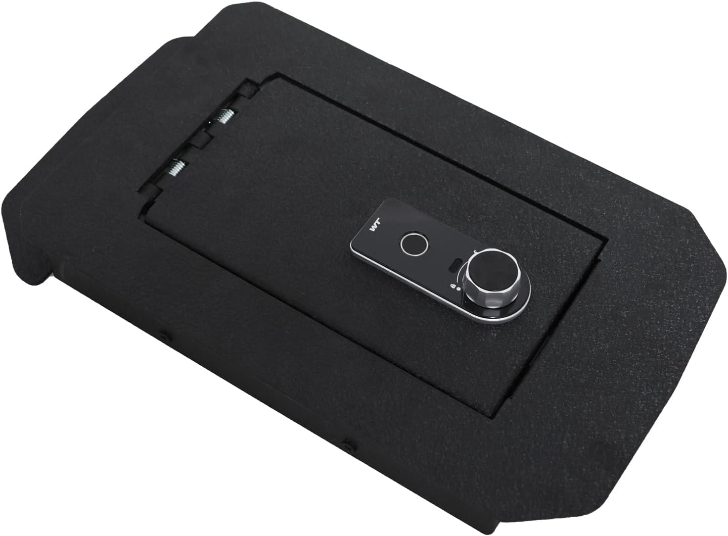Center Console Gun Safe - Console Safe Vault Compatible with 2014-2019 Toyota Highlander, Armrest Lock Box, Locking Vault with Fingerprint Lock with Backup Key.