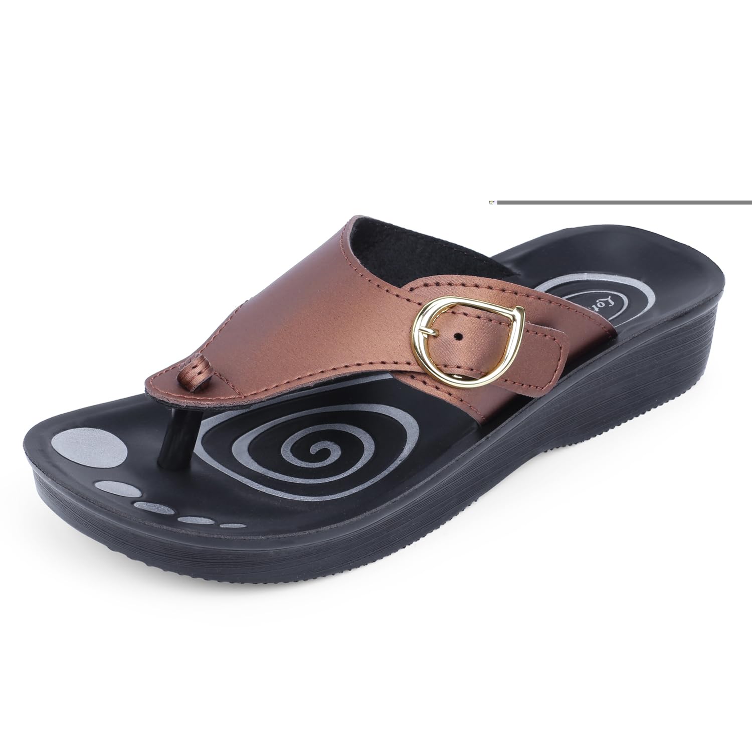 Lotusfeet Sandal for women Soft cushion insole PU flip flop for girls Aero flats durable slipper lightweight Soft longlasting sliders ladies chappals daily casual wear Brown 37 Euro (B0CVTZHHKW) Amazon Price History, Amazon Price Tracker