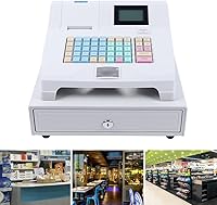 Vista 5 de Caja registradora, sistema electrónico POS de caja registradora de 48 teclas con 8 pantallas LED digitales, caja registradora multifuncional