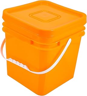 JEWEDECO Balde selado Recipientes de sabão de lavanderia suporte de sabão de lavanderia suporte para cereais pequeno balde vazio dispensador de detergente recarregável recipiente de detergente para lavanderia suporte de detergente de roupa grau alimentício