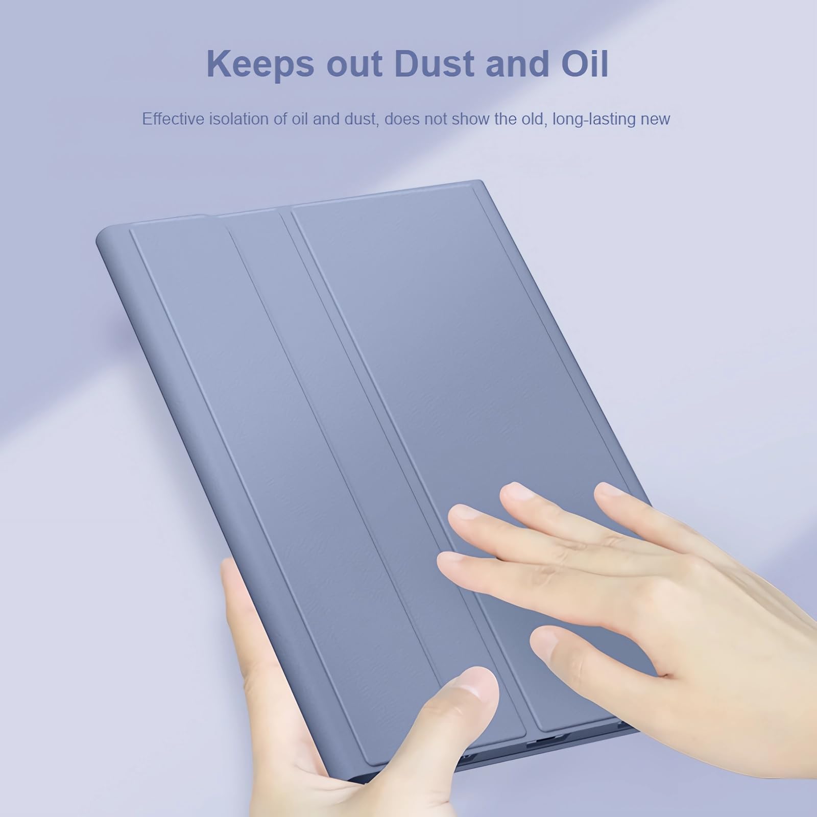 Etui z klawiaturą do Xiaomi Mi Pad 6 Max 14" 2023, 7 Kolorów Podświetlenia, Magnetyczna Odłączana Podświetlenia Klawiatura Bezprzewodowa z Myszą Bluetooth,Black