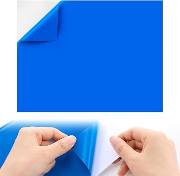 Aulock 2.8ft x 2ft Large Pool Liner Repair Patch - Self-Adhesive Vinyl Patch Kit for In-Ground or Above Ground Pools Inflatable Swimming Pools, Blue