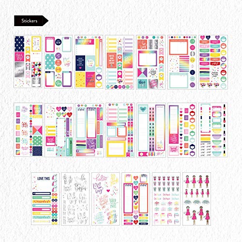 Me & My Big Ideas Happy Planner Accessory Book W/20 Sheets-Trendsetter, 539/Pkg, Multi
