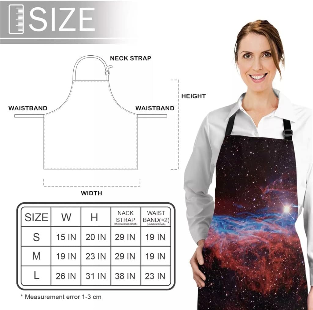 Printed Kitchen Cooking Baking Aprons Canvas Sleeveless for Women Man Kids Home