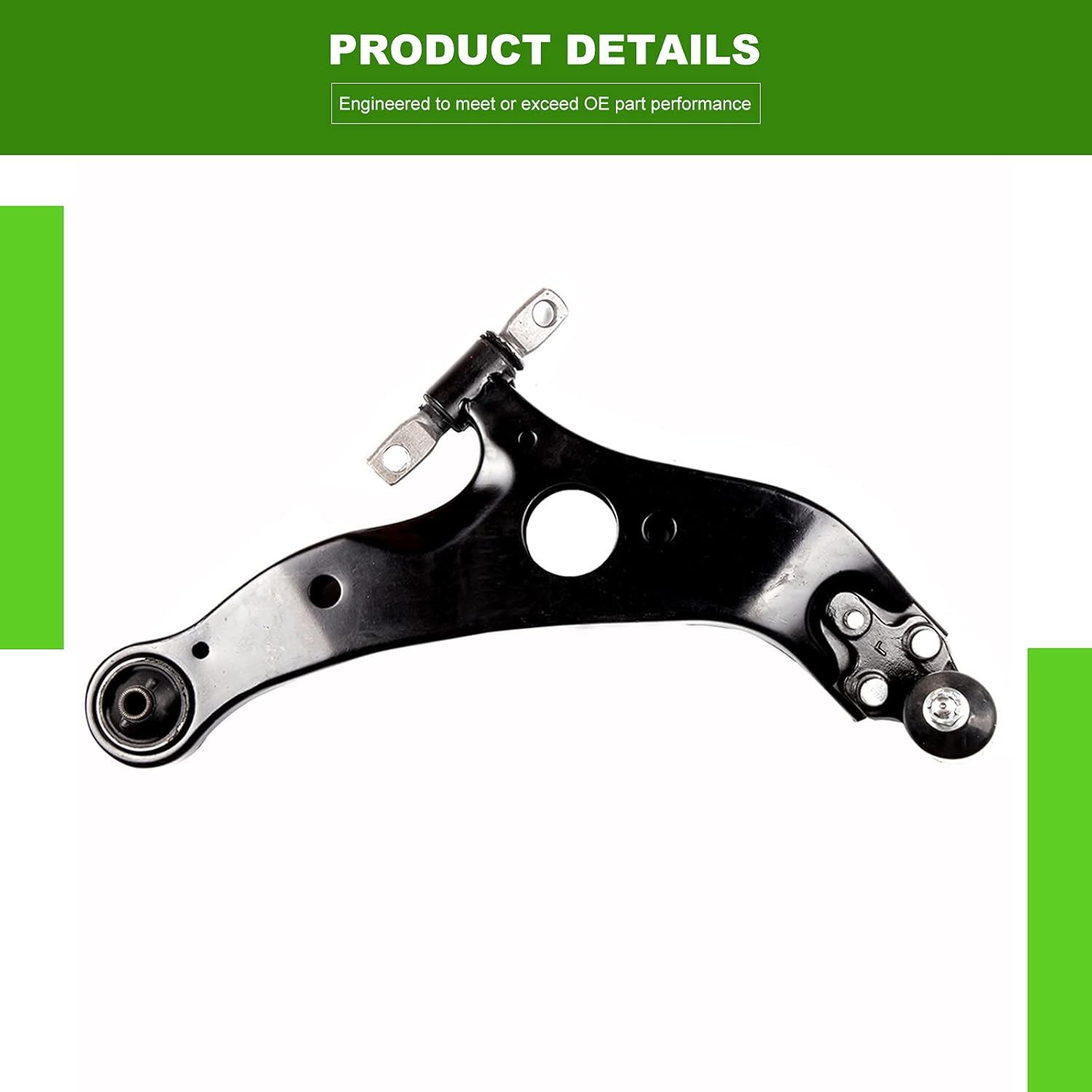 SCITOO 10pcs Front Suspension Kit Lower Control Arm Inner Outer Tie Rod End Sway Bar Link Lower Ball Joint Fit 2004-2010 for Toyota For Sienna