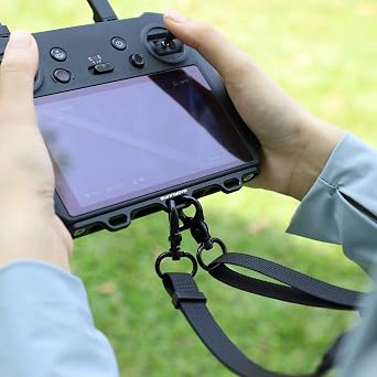 Shoulder Lanyard Neck Strap with CNC Aluminum Alloy 3-Hook Bracket for DJI Smart Controller/RC Pro Accessories Mavic 3 Cine//Air 2S/Mavic 2/Mini 2 Remote Controller