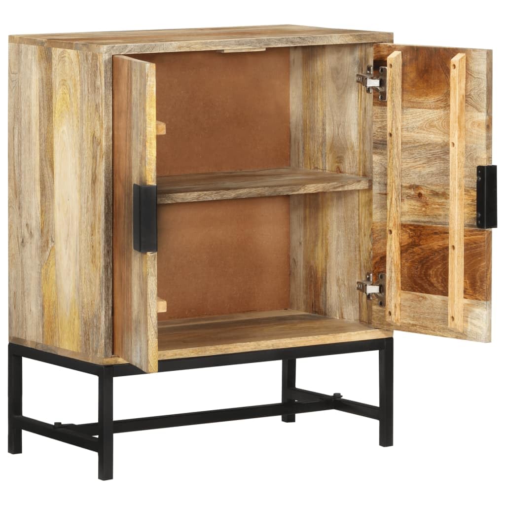 Aparador para dormitorio, salón, 60 x 35 x 75 cm, madera maciza de mango