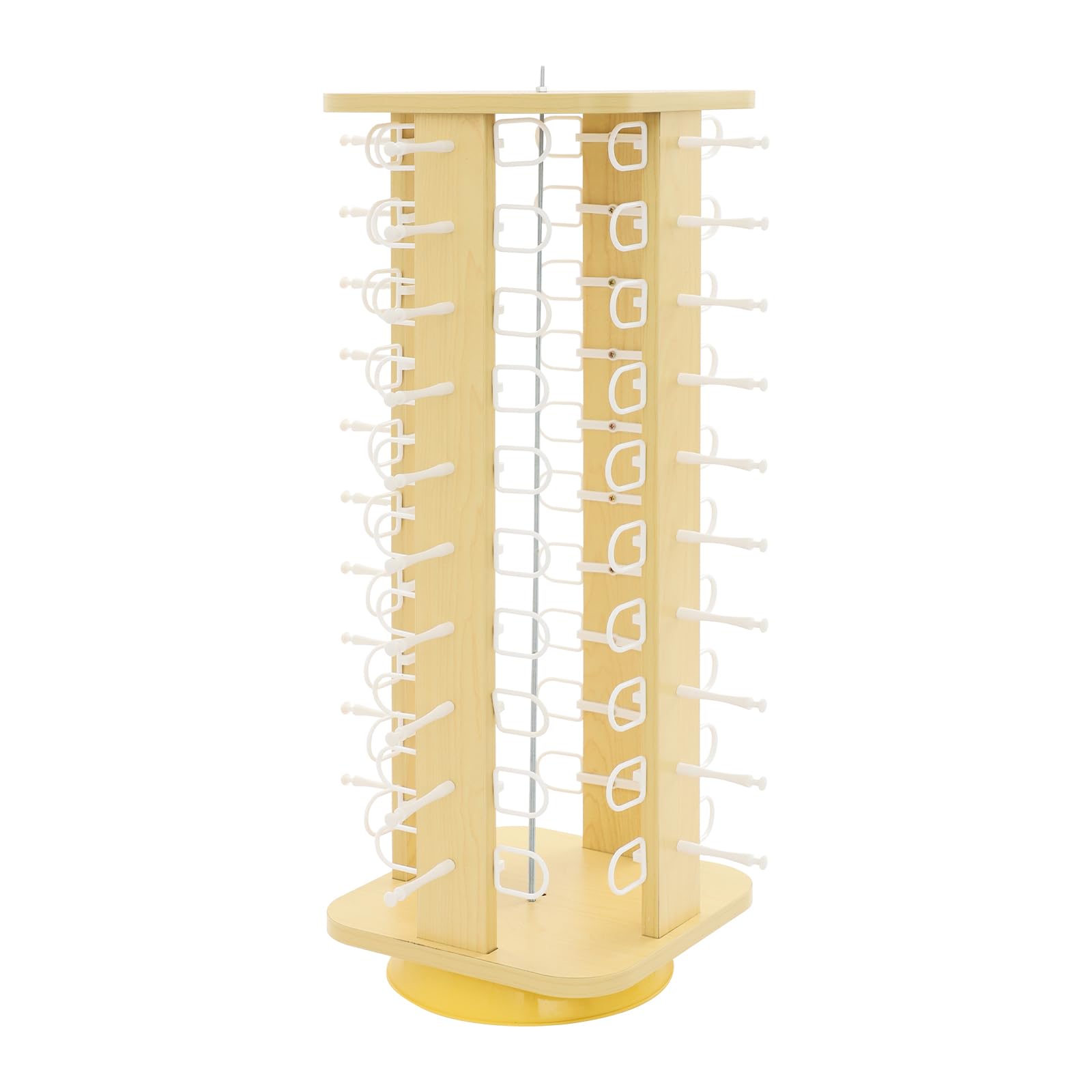 Soporte de exhibición para Gafas de Sol, 50 Pares, Organizador de Gafas de Sol y Gafas con rotación de 360°, Colgador de Gafas para exhibición Comercial en mostrador, 13.8 * 29.1 pul