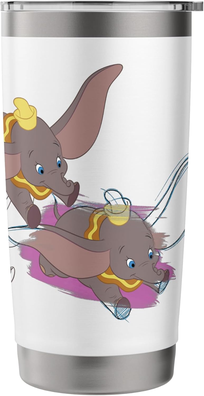 Disney Ink and Paint Dumbo 1941 Art Series Stainless Steel Insulated Tumbler image 3