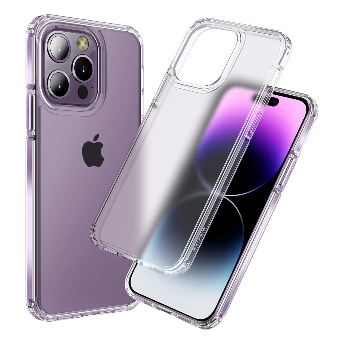 KAPAVER Polycarbonate For Iphone 14 Pro Matte Clear Case[Anti-Fingerprints ][Anti-Scratch] Frosted Translucent Shockproof Slim Cover 6.1 Inches (Matte Clear) (B0BM8ZYXDS) Amazon Price History, Amazon Price Tracker