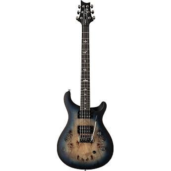 PRS SE Custom24-08 Poplar Burl Lake Blue Midnight Burst Limited Edition Electric Guitar Paul Reed Smith