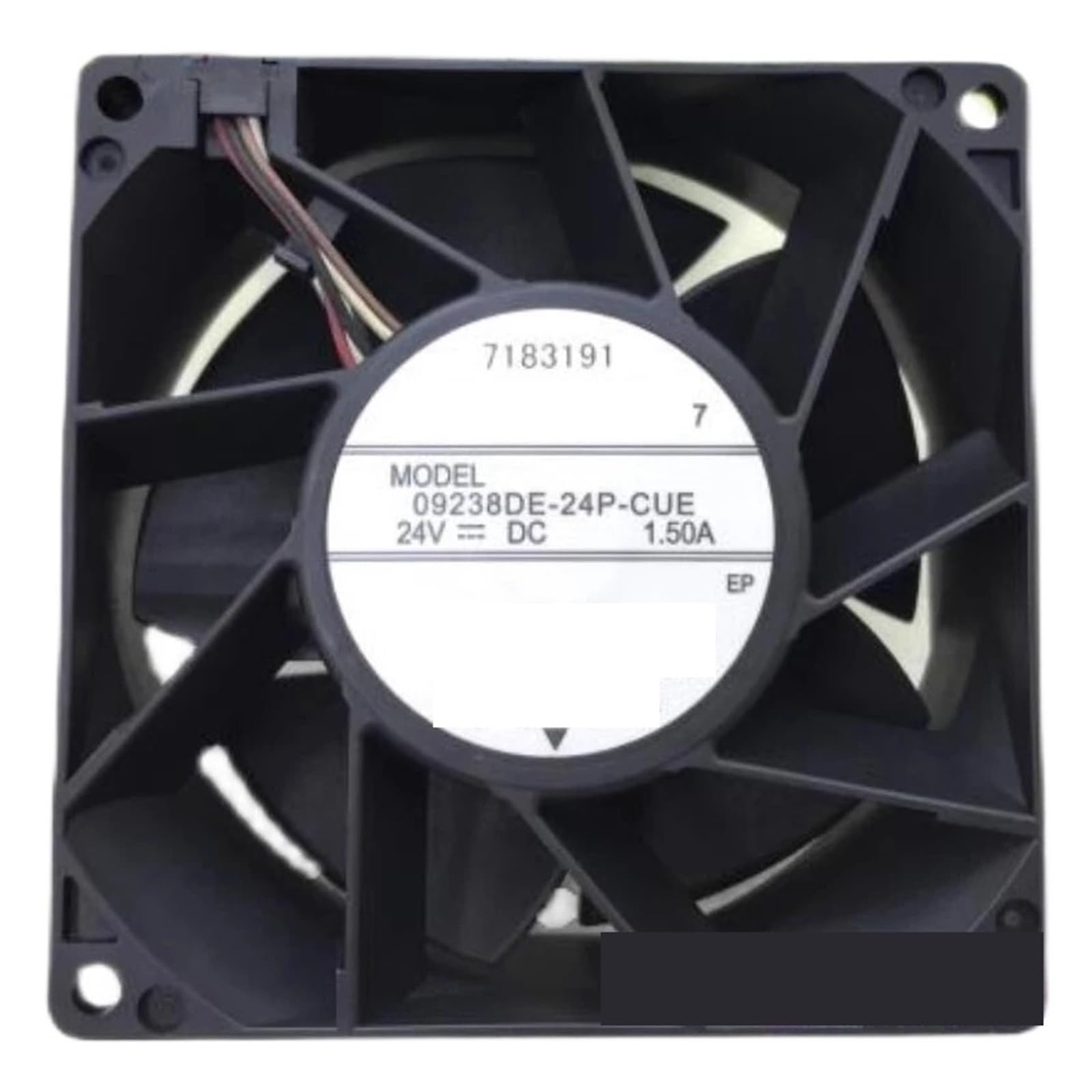 Ventilateur 4 fils 9cm 24V à haute pression statique pour armoire électrique