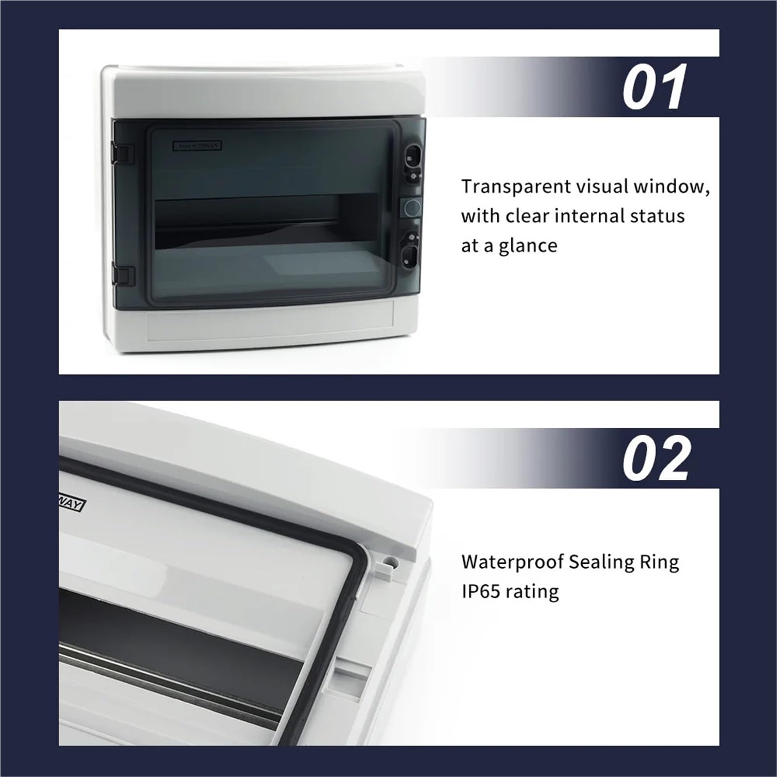 Scatola di giunzione serie HA in plastica ABS