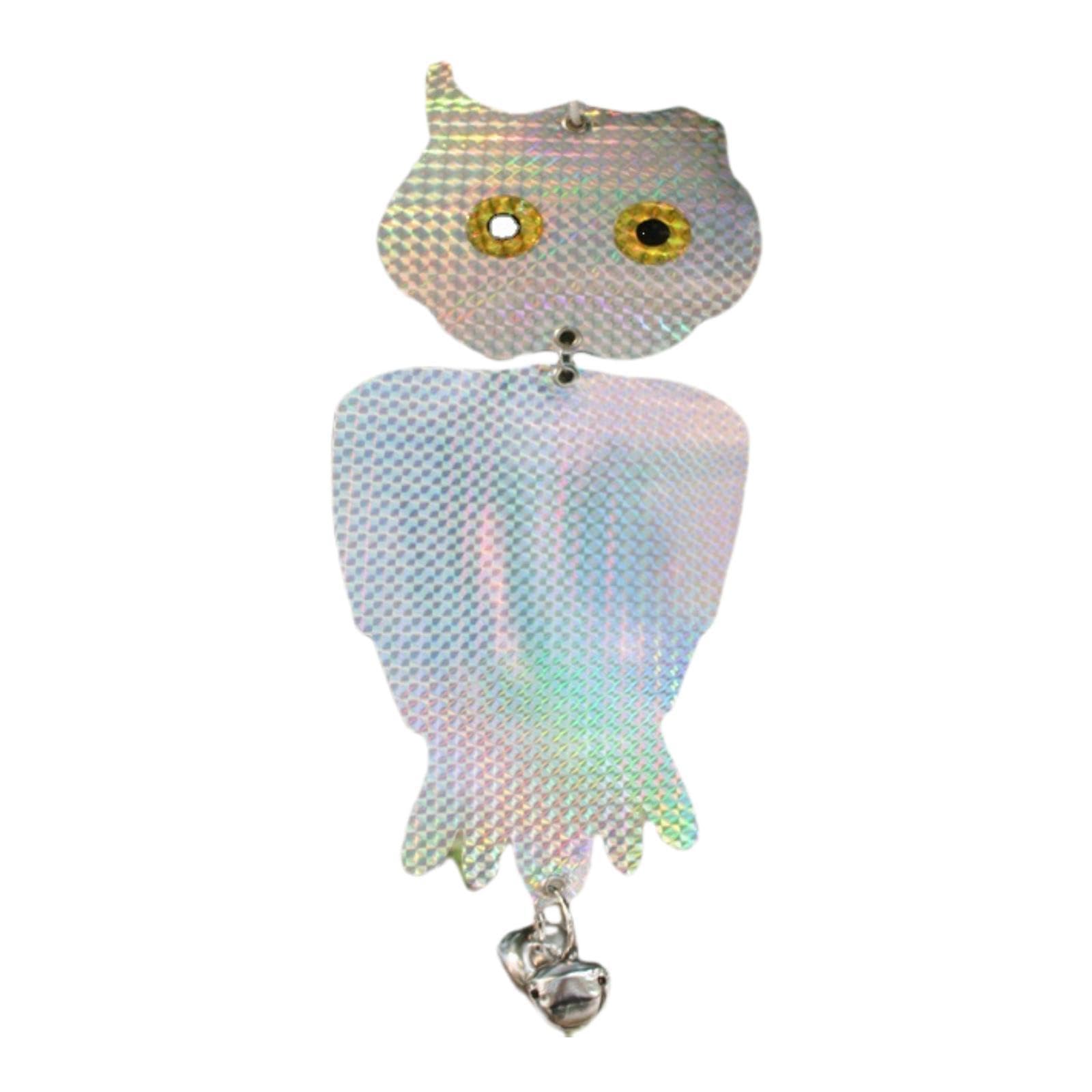 Hanging Reflective Owl Bird Scare Fake Owl Decoy for Sparrows Patio Window | Other Weed & Pest Control | Weed & Pest Control | Gardening Supplies | Yard, Garden & Outdoor Living-image-18