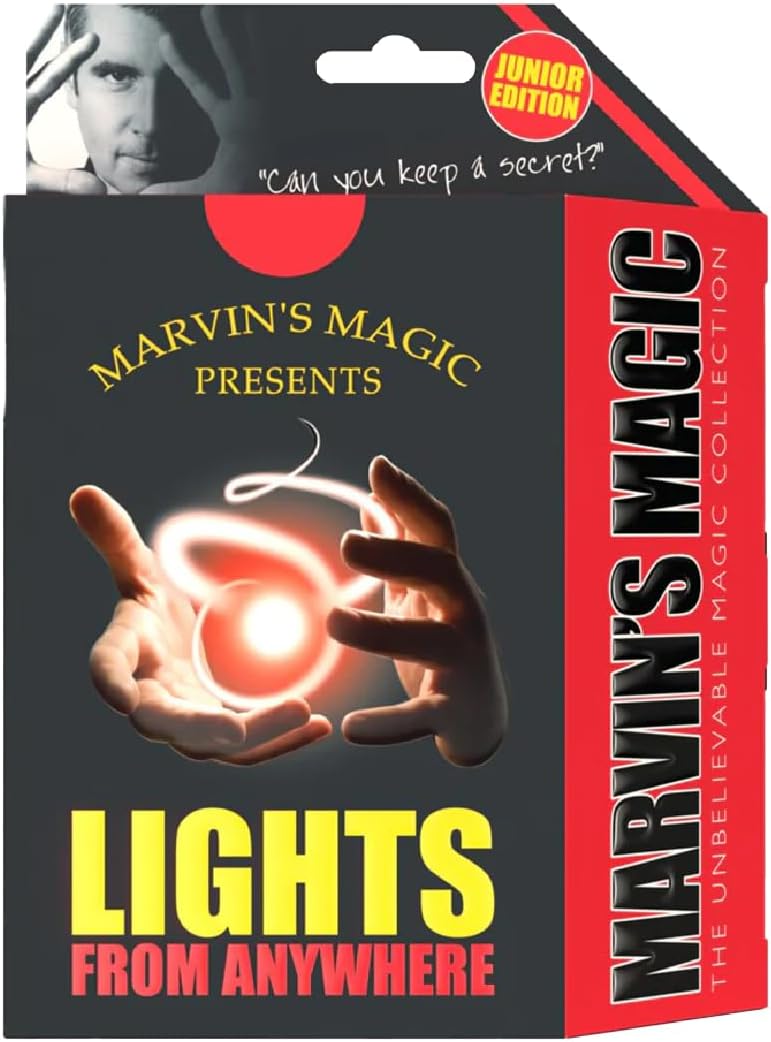 Lights from Anywhere - Junior Edition - Professional Children's Tricks Set - Amazing Magic Tricks for Kids - Includes Light Props and Instructions