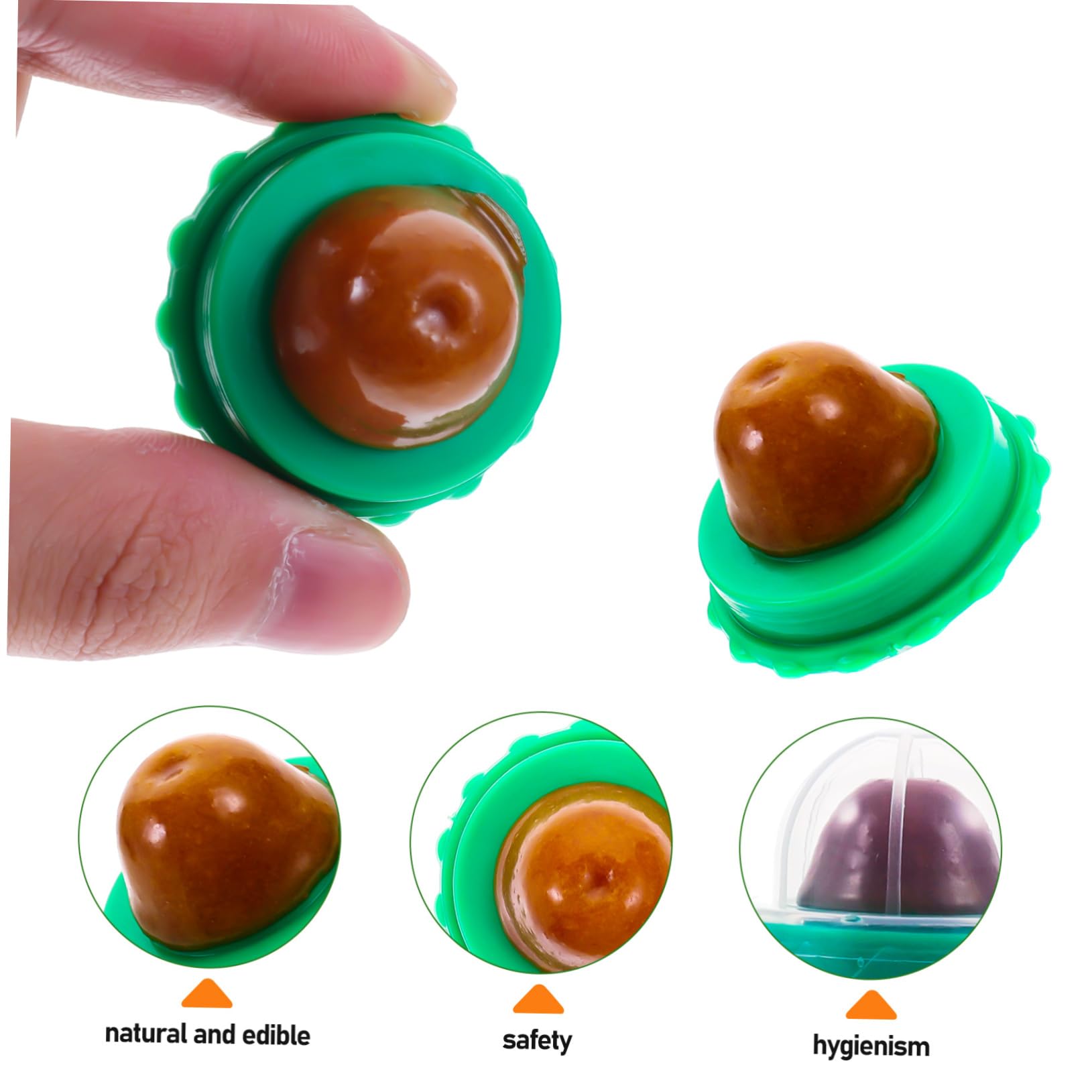 UPKOCH Friandise à Lécher pour Chat au Catnip, 8 Pièces, Vert | Pudding Vitaminé, Format Bâtonnet, pour Chatons et Chats, Facile à Ranger Emporter
