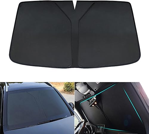 Parasol para ventana delantera de automóvil, parasol plegable para Toyota RAV4 XA30 2006-2012 RAV 4, parasol para parabrisas plegable, color negro