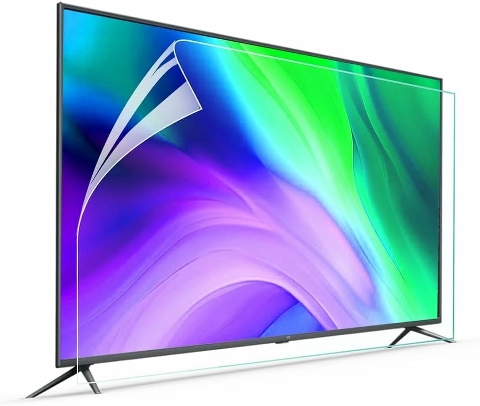 Proteggi Schermo TV Antiriflesso da 40-50 Pollici, Pellicola Protettiva Opaca Anti Luce Blu per Interni Ed Esterni per LCD, LED, OLED 4K E QLED HDTV~/