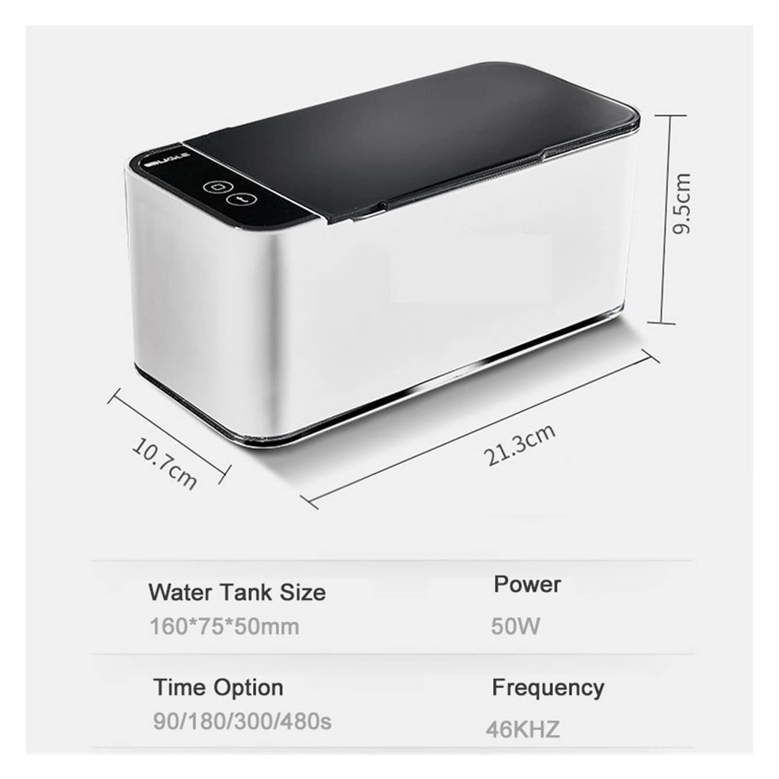 Dispositivo per la Pulizia ad ultrasuoni Cleaner ad ultrasuoni for Occhiali for Gioielli circuiti a Contatto Orologi for la Pulizia Commerciale Intelligente