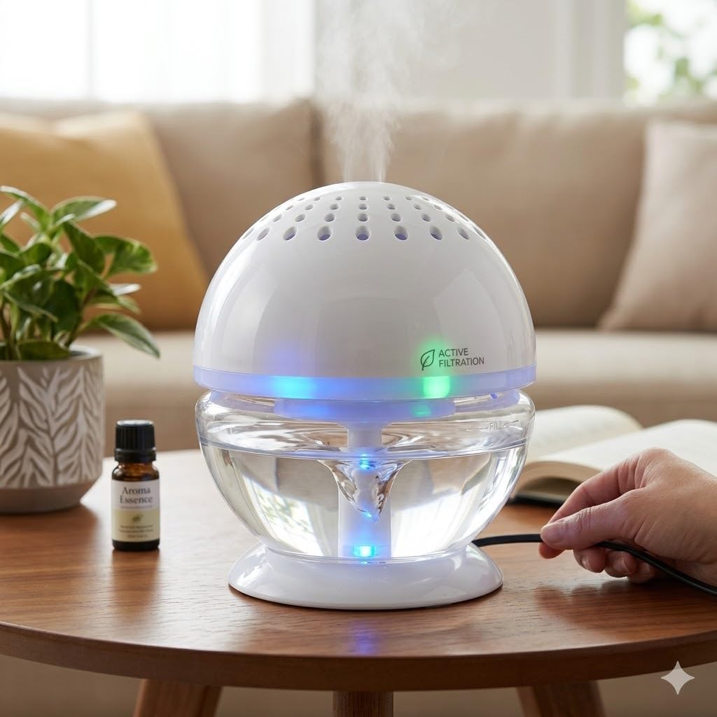 AIR O MATIC Air Purifier - Humidifier & Aroma Diffuser -8