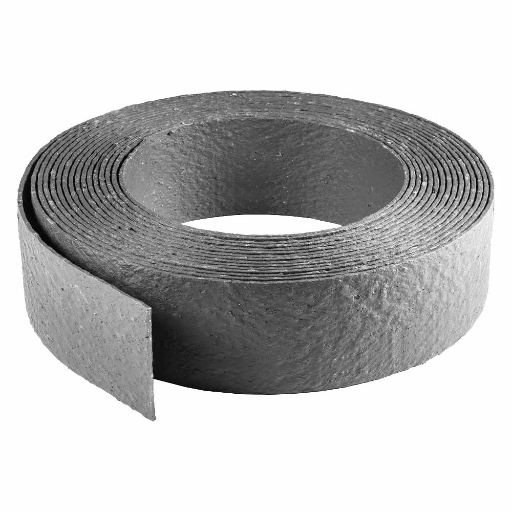 Talen Tools - Ecolat - Bordure de Jardin Grise - 100% Recyclée - 19 x 0,​7 cm - 25 Mètres