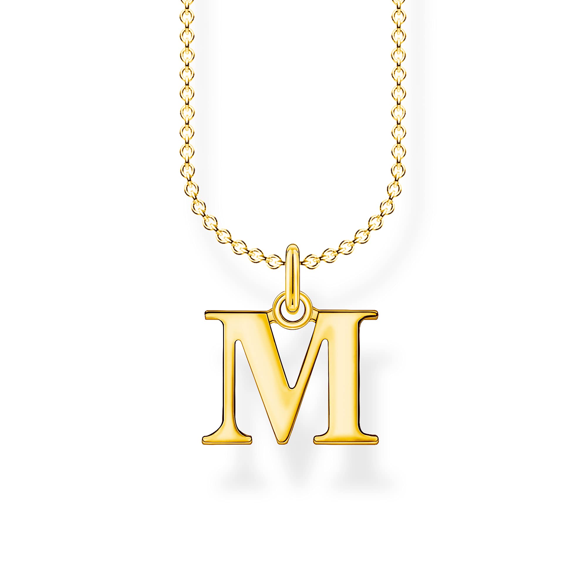 Thomas Sabo Letter M Necklace 925 Sterling Silver KE2022-001-21