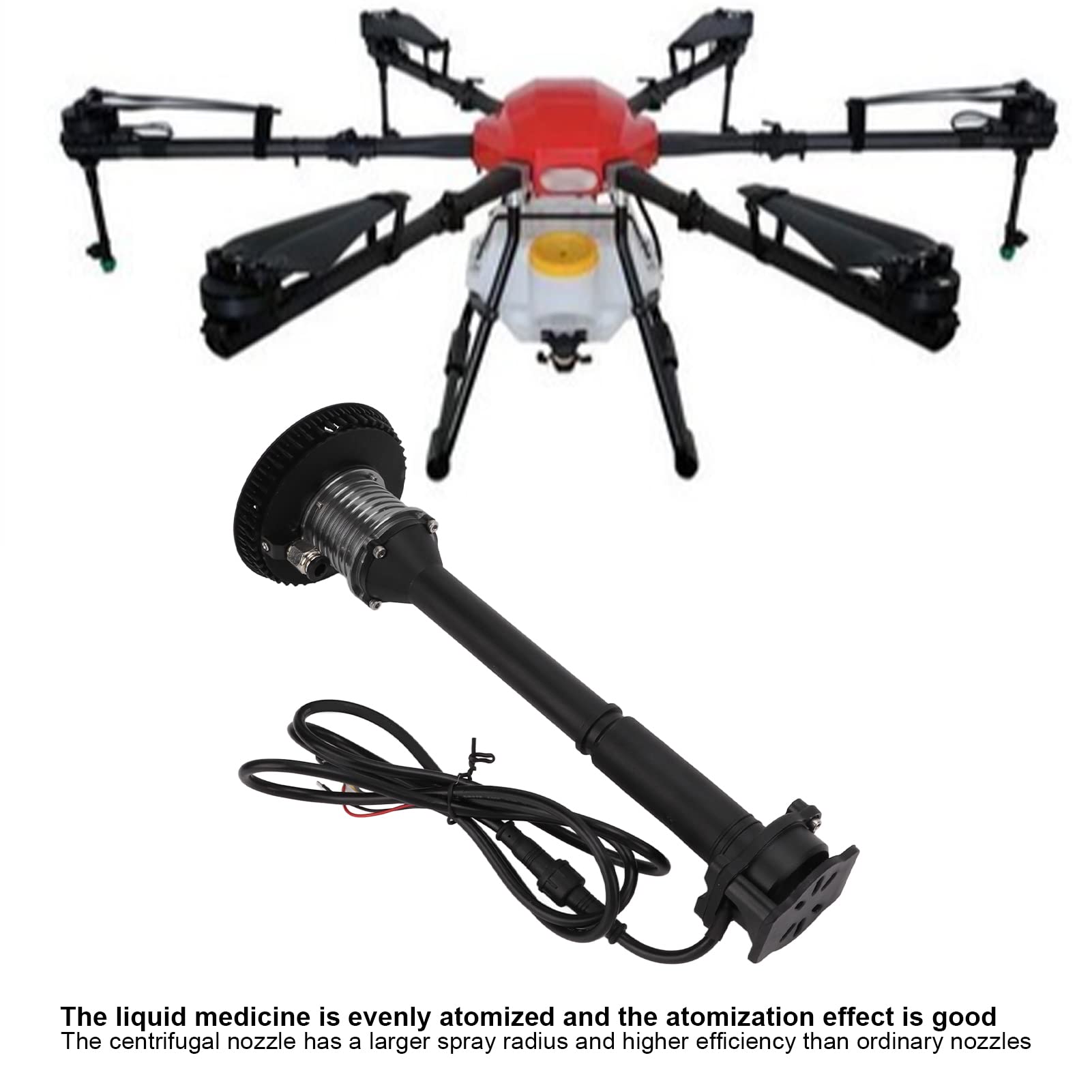 Buse centrifuge pour pulvérisation avec drone, atomisation uniforme pour une pulvérisation efficace des cultures, 1 unité