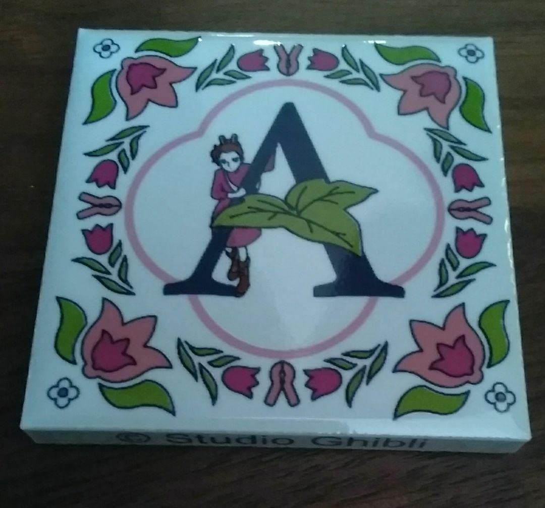 Amazon.co.jp: ジブリパーク限定 アルファベットタイル A アリエッティ  