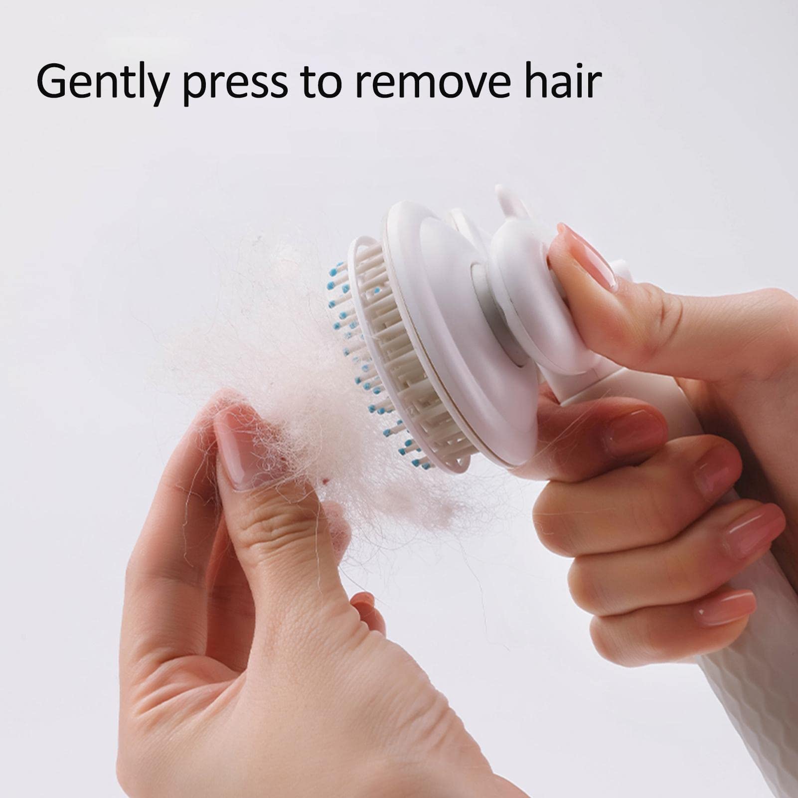 Cepillo para mascotas Cepillo para perros y gatos Cepillo para mascotas con dientes densos Cepillo para perros y gatos para mudar el aseo - Cepillo de pelo para gatos de dos cabezas Cepillo suave para