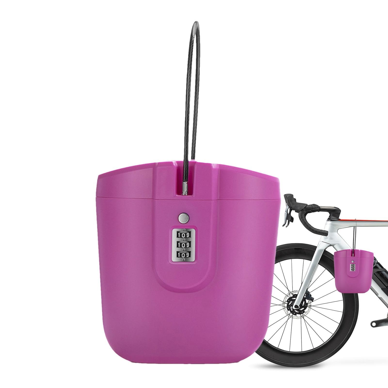 Caja de Bloqueo portátil para Playa y Viaje, Caja Fuerte con código Combinado de 2L de Capacidad