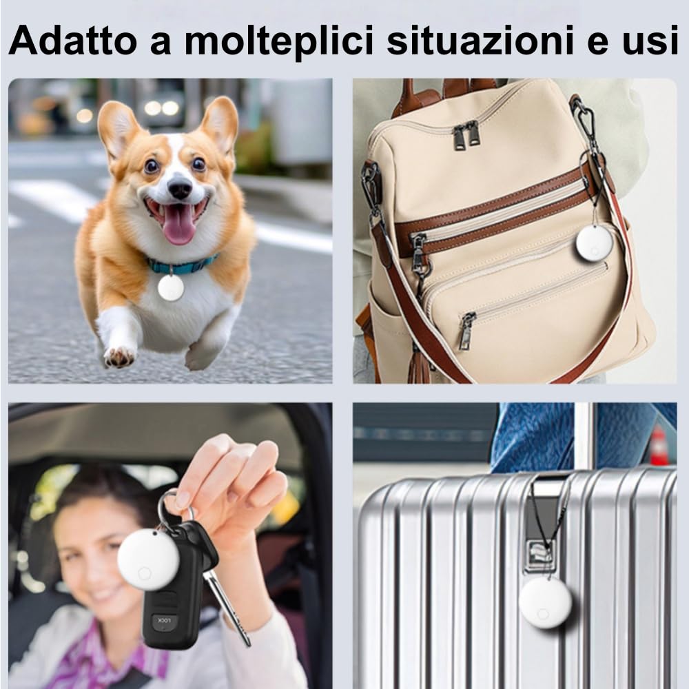 Volovivo Localizzatore Bluetooth- Trova Chiavi, Bagagli & Portafogli, Posizionamento Preciso