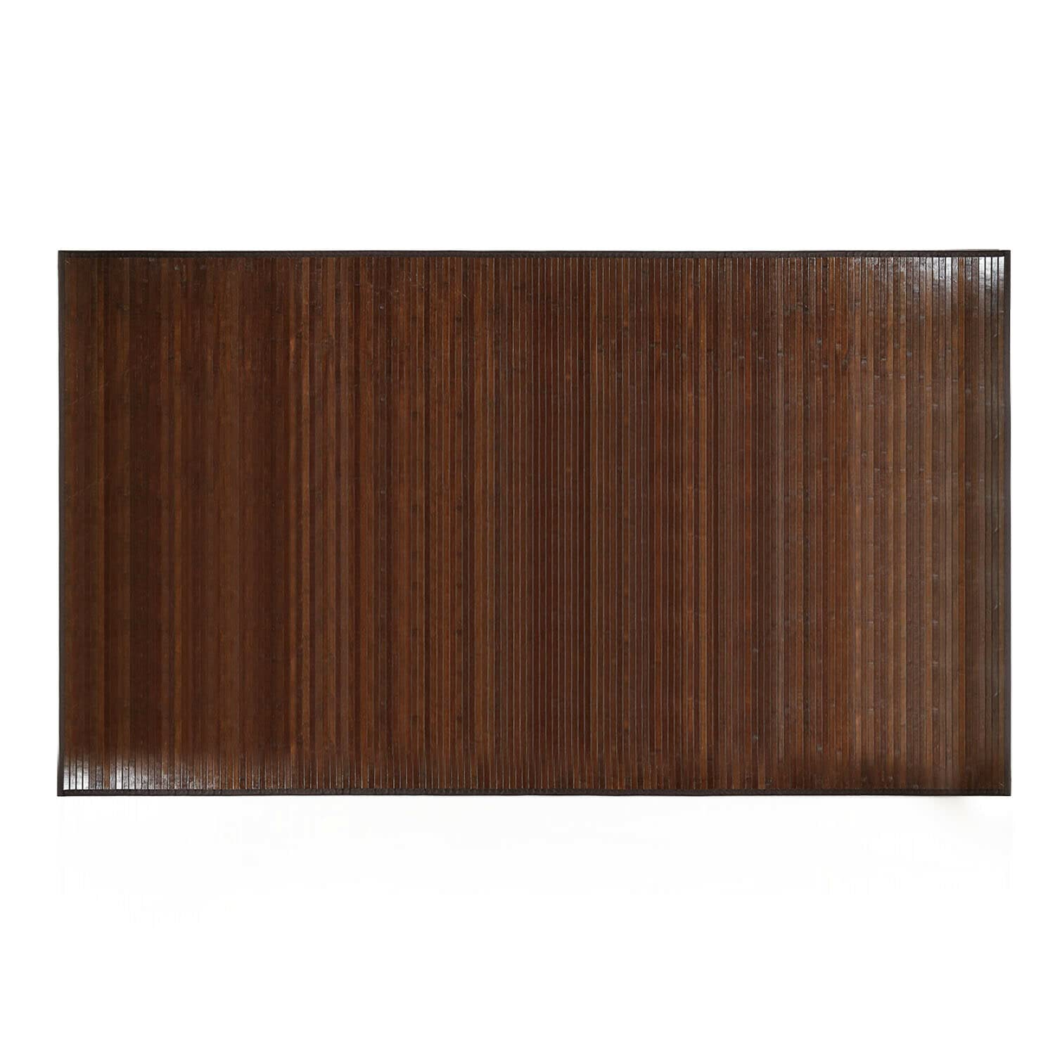 Photo 1 of 1 Pc of 5' X 8' Bamboo Floor Mat Area Rug, Walnut Color Floor Runner Rug Indoor Carpet