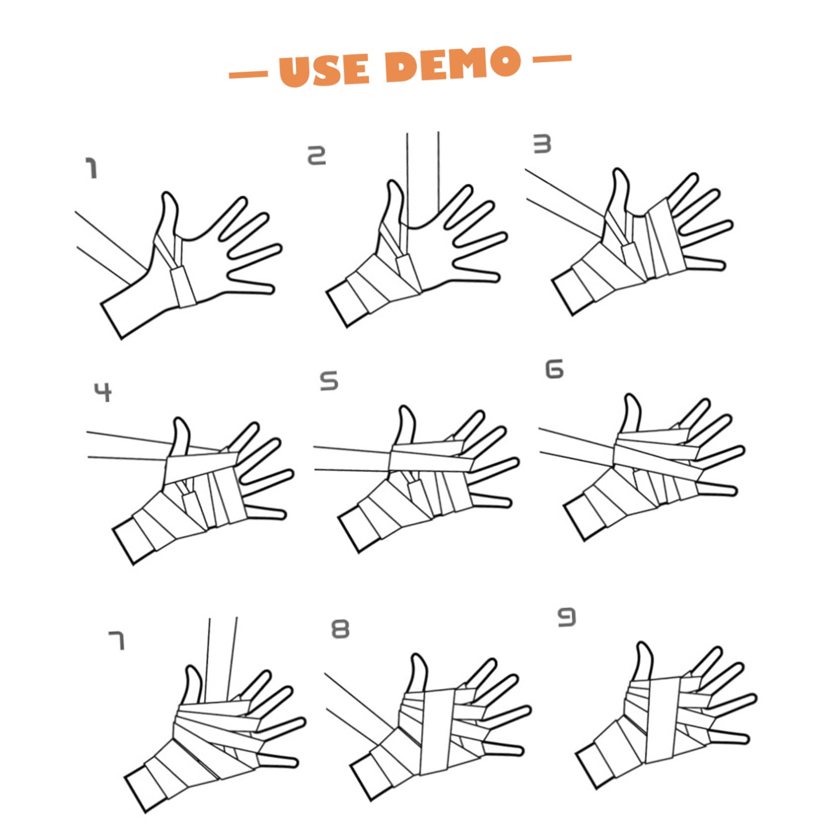 balacoo High Elastic Boxing Wrist Wraps 2 Pairs Hand Wraps for Boxing Gloves Taekwondo Sparring Kickboxing Thai Comfort Fit Breathable Durable