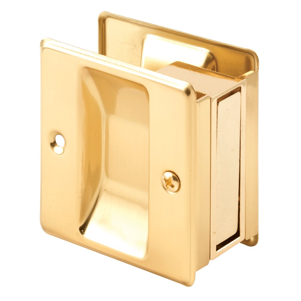 Prime-Line N 7080 Solid Brass, Antique Brass Finish, Pocket Door Combination Pull (Single Pack) — Amazon image 3