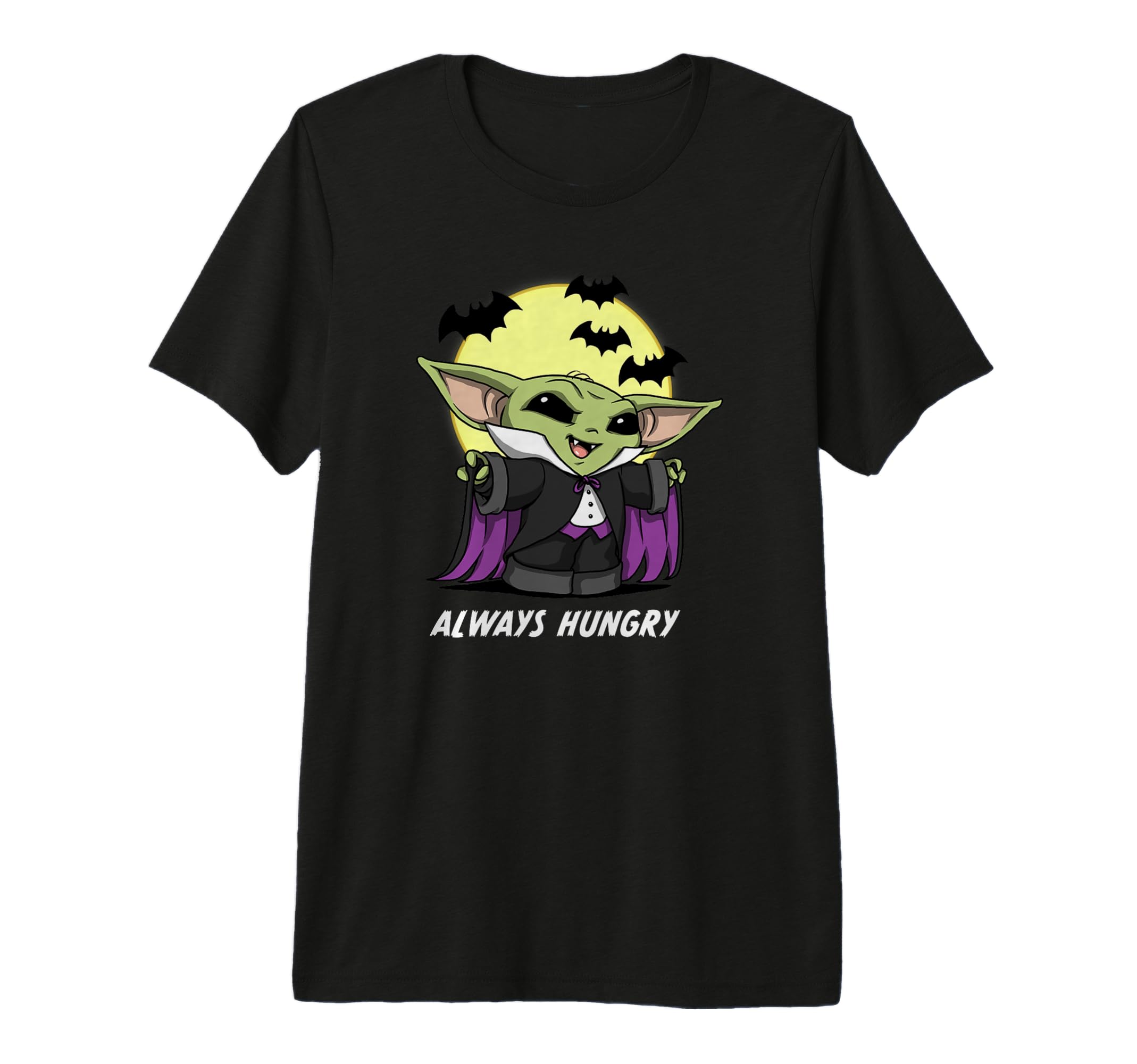T-shirt Star Wars Mandalorian Halloween Grogu Vampire imprimé