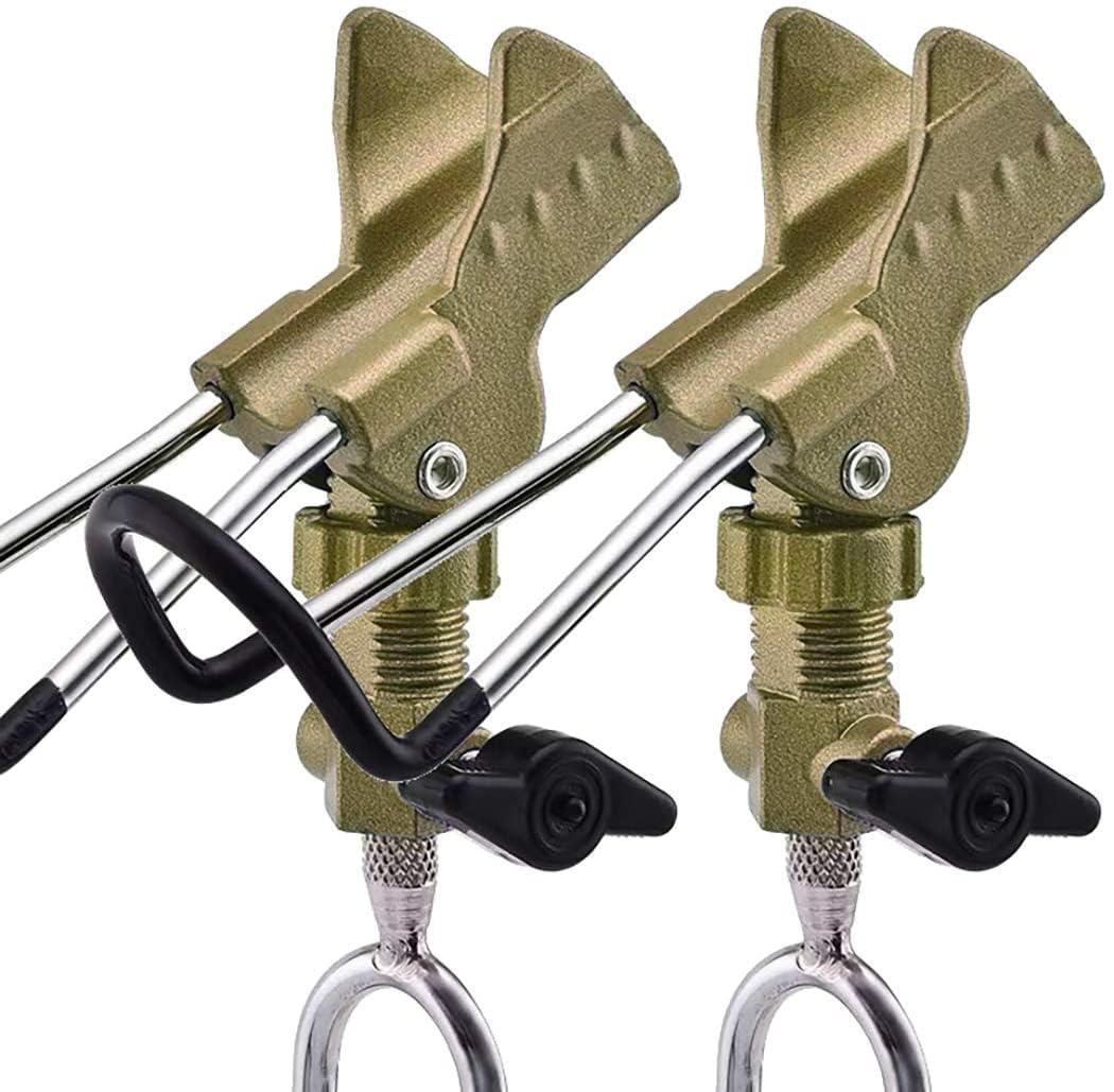 GOLDEAL Rod Holders for Bank Fishing,Bank Fishing Rod Rack Stand,Fish Pole Holder for Beach,360 Degree Adjustable.(2 Pack)