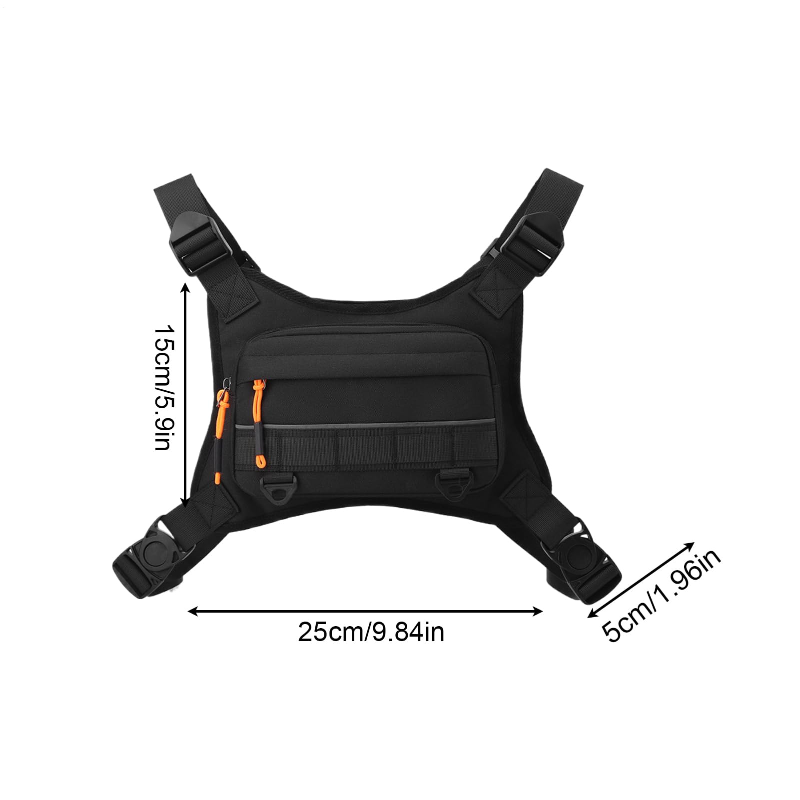 Mochila de snowboard | Chaleco ligero ajustable para al aire libre