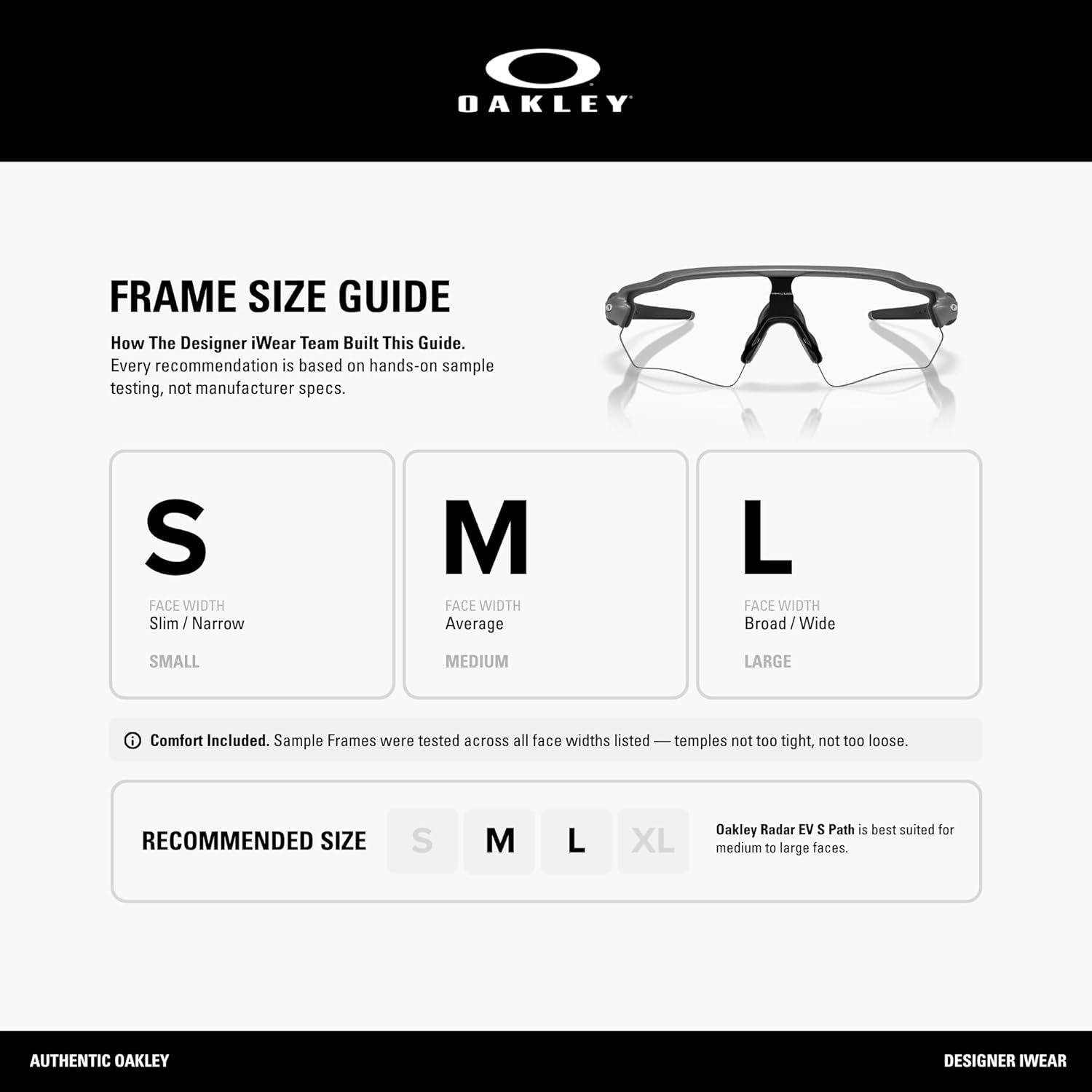Oakley mens Oo9510 Radar Ev S Path Rectangular Sunglasses