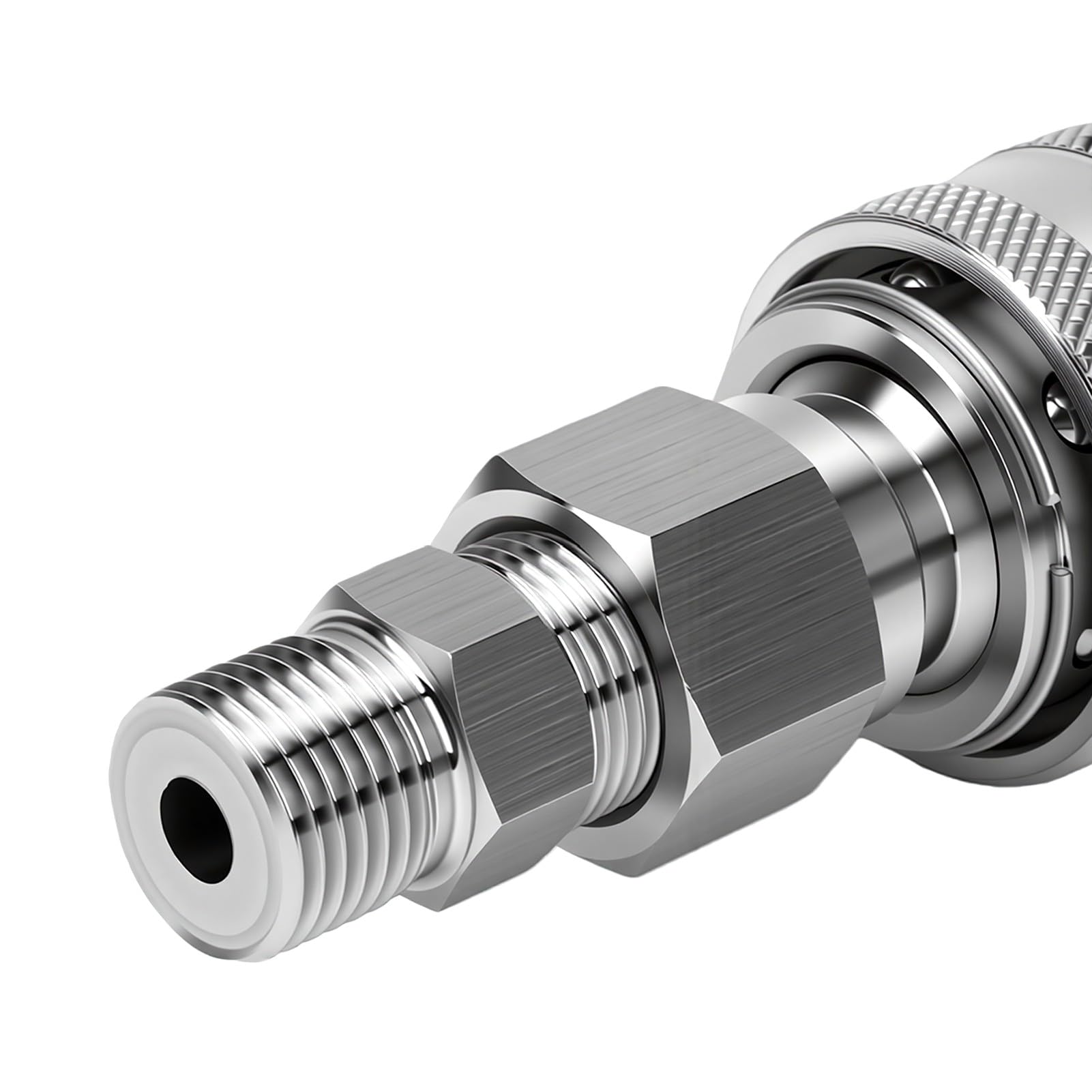 Fafeicy Zestaw Adapterów Hydraulicznych do Minikoparek, Złącze żeńskie M14 na Męskie M16