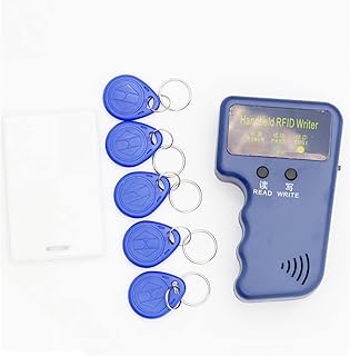 Handheld ID Writer 125KHZ Dinnerware Teacups, Mugs & Saucers ID Card Reader Writer ID Card Duplicator for Household Office Reader Copier Writer Duplicator for IC ID Cards and