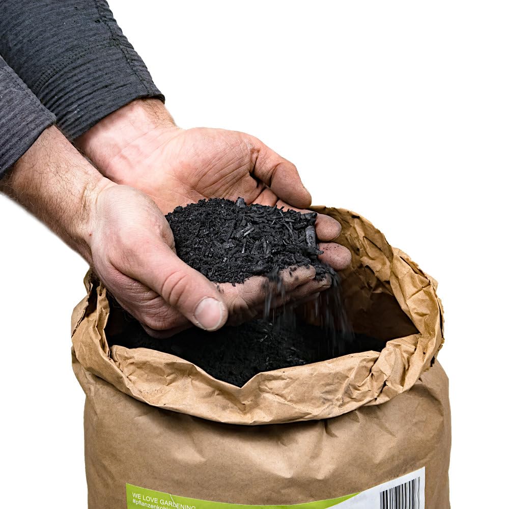 20 Liter Pflanzenkohle, EBC AgroBio Zertifiziert, Biokohle, Biochar für TerraPreta, Bodenverbesserer, Konzentrat, Wasser- und Nährstoffspeicher (20 L)