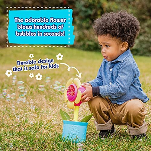 image for Sunny Days Entertainment Maxx Bubbles Flower Pot – Includes 4oz Bubb